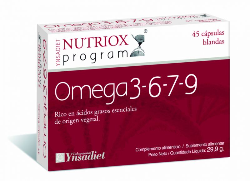 OMEGA 3-6-7-9 45 NUTRIOX Pärlor - YNSADIET