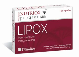 Kopen YNSADIET LIPOX AFRIKAANSE MANGO 45 Caps NUTRIOX Door 20,15€