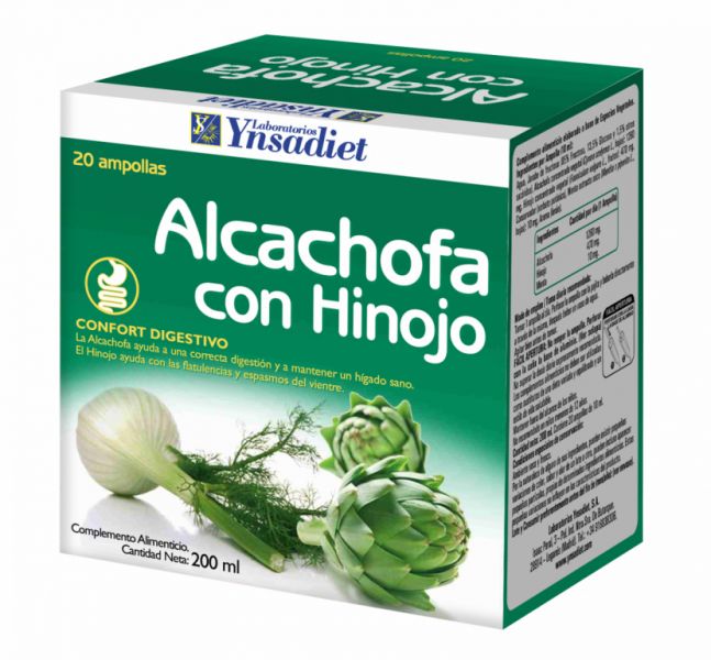 Alcachofa Con Hinojo 20 Ampollas - YNSADIET