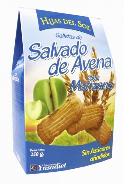 Galletas Salvado Avena Con Manzana 250 g