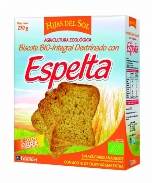 BIO SPELLED DEXTRINATED BREAD 270 gr - YNSADIET