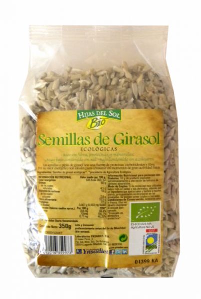 GRAINES DE TOURNESOL PELÉES ECO 350 gr - YNSADIET