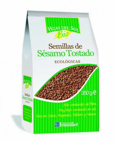 SEMENTES DE GERGELIM TORRADAS 350 gr - YNSADIET