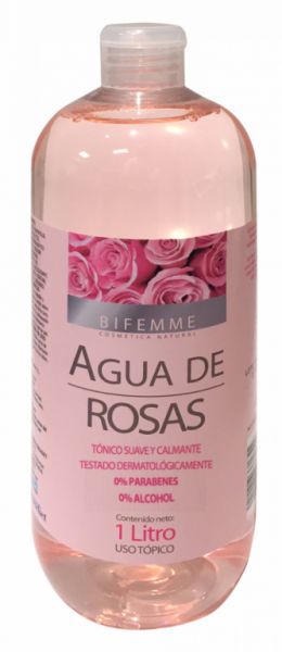 Agua de Rosas Bifemme 1 Litro - YNSADIET