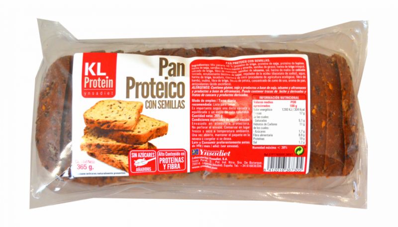 PROTEIN BREAD WITH SEEDS KL PROTEIN - YNSADIET