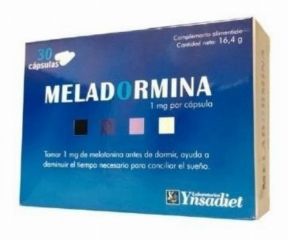 Comprar YNSADIET MELADORMIN 30 Cápsulas x 545mg De De 15,30€