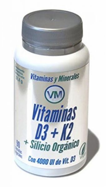 VITAMIN D3 + K2 + ORGANISCHES SILIKON 90 Kps