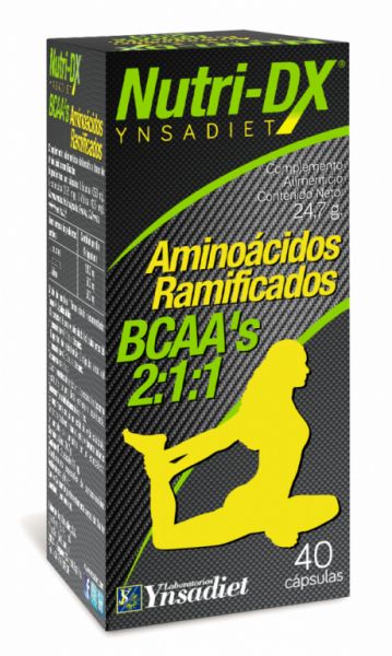 Aminoácidos Ramificados 40 Cápsulas Nutri DX