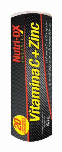 VITAMIN C + ZINC 20 Effervescent Comp - YNSADIET