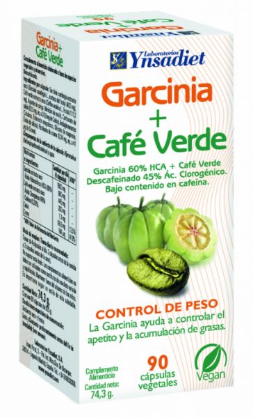 Garcinia und grüner Kaffee 90 Kapseln - YNSADIET