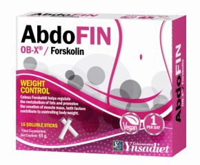 Buy YNSADIET Abdofin OB-X with Forskolin 15 Sticks By 22,90€