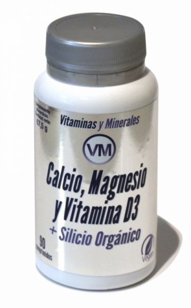 Calcium Magnésium et Vitamine D3 90 Comprimés