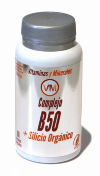 B Complex 50 en organisch silicium 60 capsules