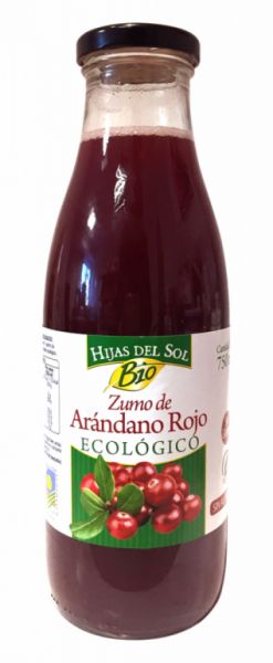 SUCCO DI MIRTILLO ROSSO BIOLOGICO 750 ml