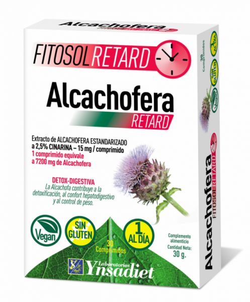 Alcachofera retard Fitosol 30 Comprimidos