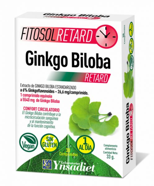 Ginkgo Biloba Retard 30 Compresse Fitosol