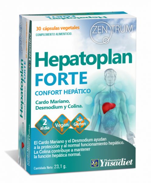 ZENTRUM HEPATOPLAN FORTE 30 CAPS. - YNSADIET