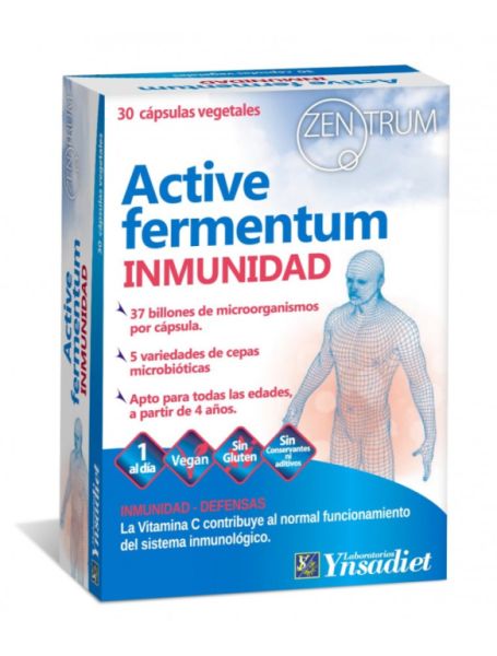 ZENTRUM ACTIEVE FERMINTIUN 30 Caps - YNSADIET