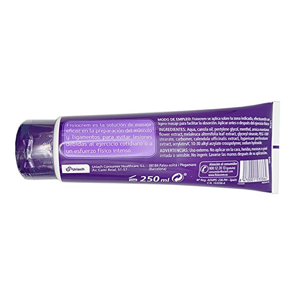 Fisiocrem solugel cream 250 ml - URIACH Img 3