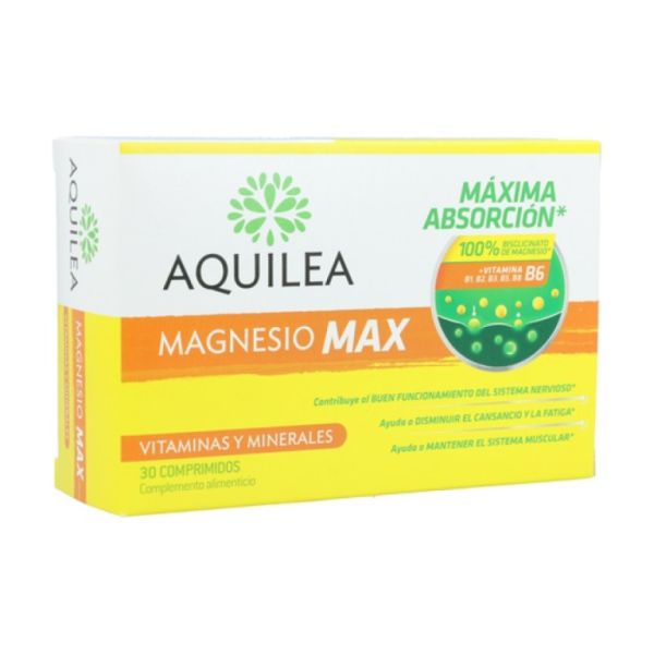 Magnésium Max 30 Comprimés - AQUILEA