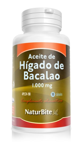 Aceite hígado bacalao 1000 mg 90 Cápsulas Img 2