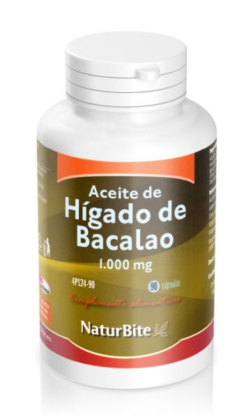 Aceite hígado bacalao 1000 mg 90 Cápsulas Img 3