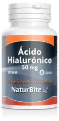 Buy NATURBITE Hyaluronic Acid 50mg 60 Capsules By 20,43€