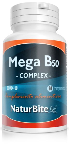 Méga Complexe B50 60 Comprimés - NATURBITE Img 2