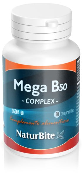 Méga Complexe B50 60 Comprimés - NATURBITE Img 3