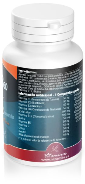 Mega B50 Complex 60 Tablets - NATURBITE Img 4