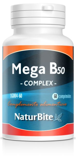 Méga Complexe B50 60 Comprimés - NATURBITE