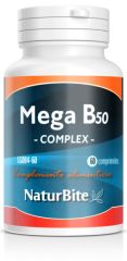 Comprar NATURBITE Complexo Mega B50 60 Comprimidos Por 8,65€