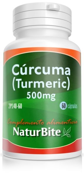 Cúrcuma Cúrcuma 500 mg 60 Cápsulas - NATURBITE Img 2