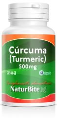 Buy NATURBITE Turmeric Turmeric 500mg 60 Capsules By 25,15€