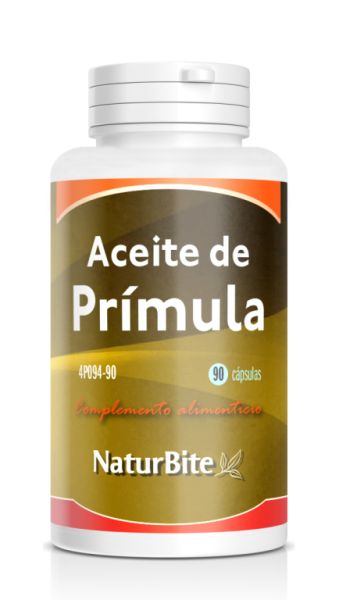 Óleo de prímula 1000 mg 90 cápsulas - NATURBITE