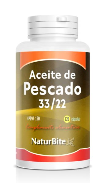 Huile de poisson 1000 mg 120 Gélules - NATURBITE