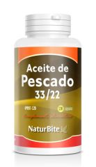 Acheter NATURBITE Huile de poisson 1000 mg 120 Gélules Par 26,72€