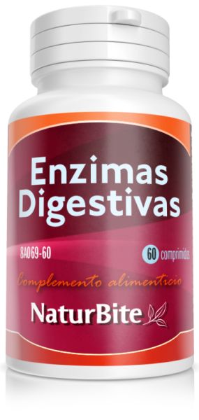 Digestive Enzymes 60 Tablets - NATURBITE Img 2