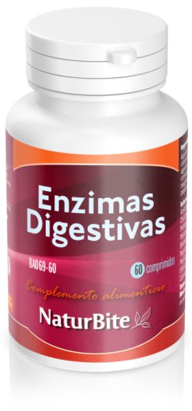 Digestive Enzymes 60 Tablets - NATURBITE Img 3