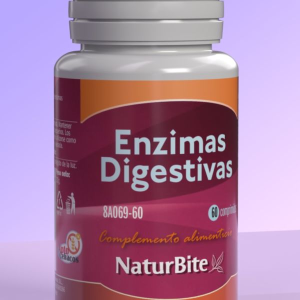 Digestive Enzymes 60 Tablets - NATURBITE Img 6