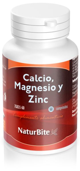 Calcium magnésium et zinc 1450 mg 60 Comprimés Img 3