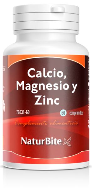 Calcium magnésium et zinc 1450 mg 60 Comprimés