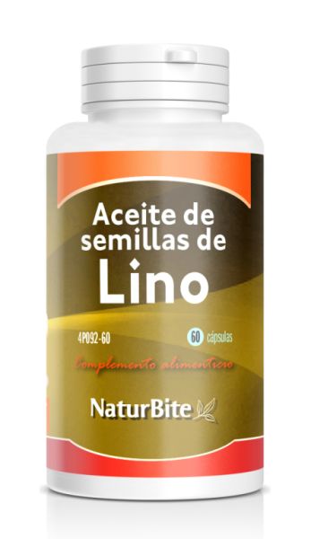 Aceite semillas lino 1000 mg 60 Cápsulas