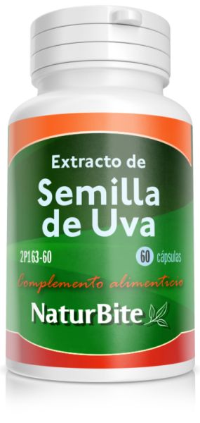 Extrato de semente de uva 50 mg 60 comprimidos Img 2