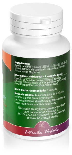 Traubenkernextrakt 50 mg 60 Tabletten - NATURBITE Img 4