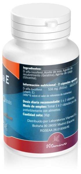 Vitamine E 400 IE (NATUURLIJK) 60 tabletten Img 4