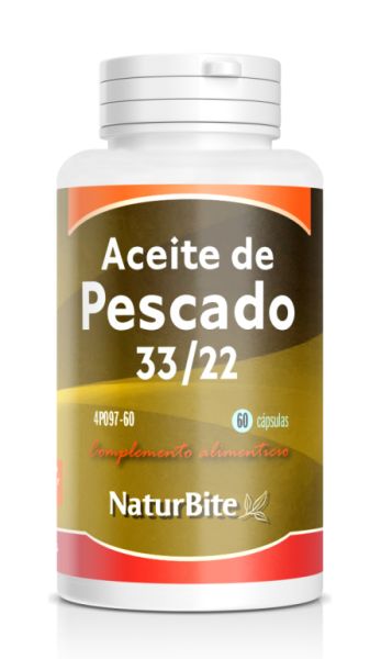 Aceite de pescado 1000 mg 60 Cápsulas gelatina