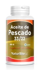 Acheter NATURBITE Huile de poisson 1000 mg 60 gélules de gélatine Par 14,77€