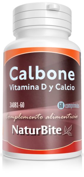 Calbone vitamin D och kalcium 60 tabletter Img 2