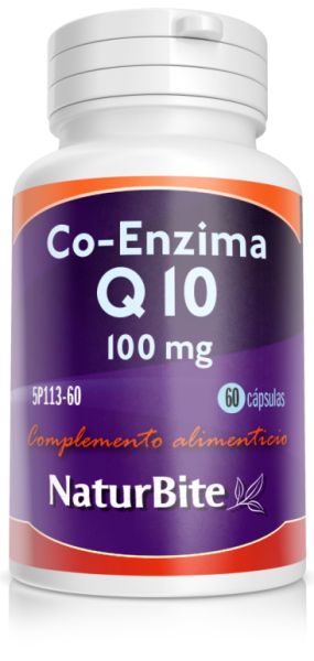 CO-enzim Q10 100 mg 60 Càpsules - NATURBITE Img 2